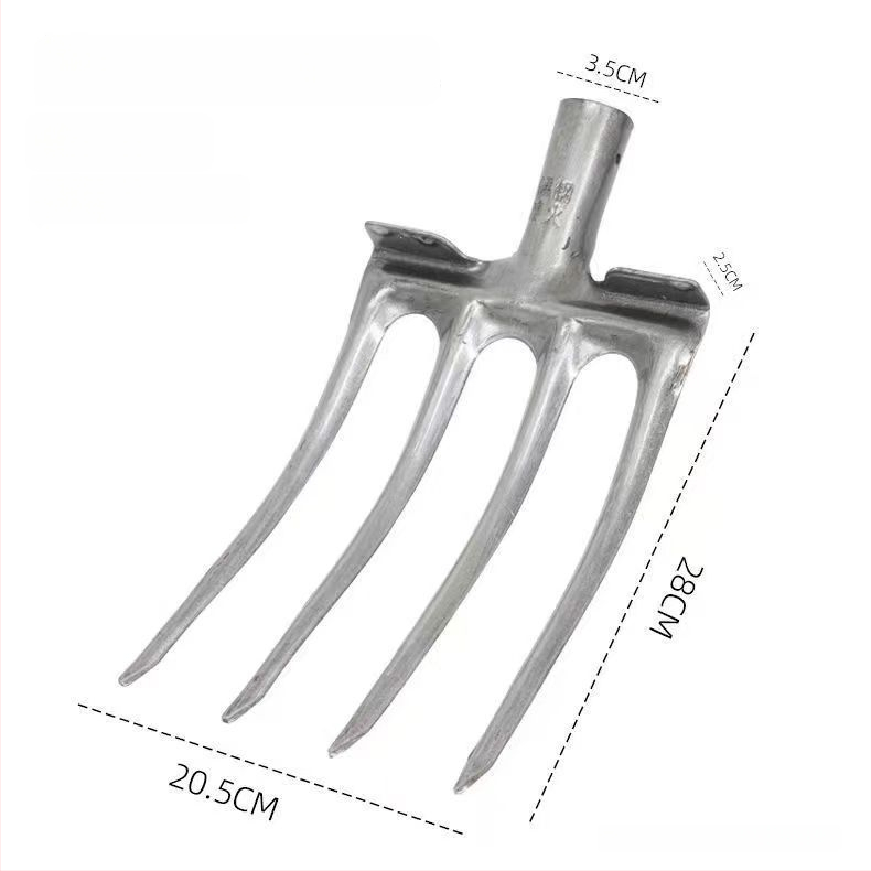 Žemės ūkio geležinė šakė iš aukšto mangano plieno žemei atpalaiduoti, vienos dalies storinta sunkiųjų šakutės galva; Prekės ženklas: Consultation; Pagrindinė pardavimo sritis: Kinija; Taikomos pramonės: Consultation