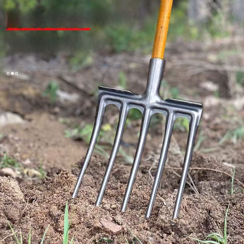 Žemės ūkio geležinė šakė iš aukšto mangano plieno žemei atpalaiduoti, vienos dalies storinta sunkiųjų šakutės galva; Prekės ženklas: Consultation; Pagrindinė pardavimo sritis: Kinija; Taikomos pramonės: Consultation