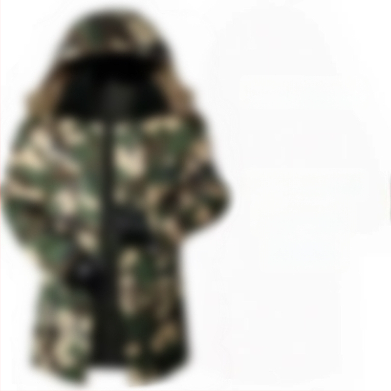 MWY Žiemos kamufliažinė striukė, unisex, šilta, vėjo atspari, dėvėjimu atspari, audinys: cheminiai pluoštai