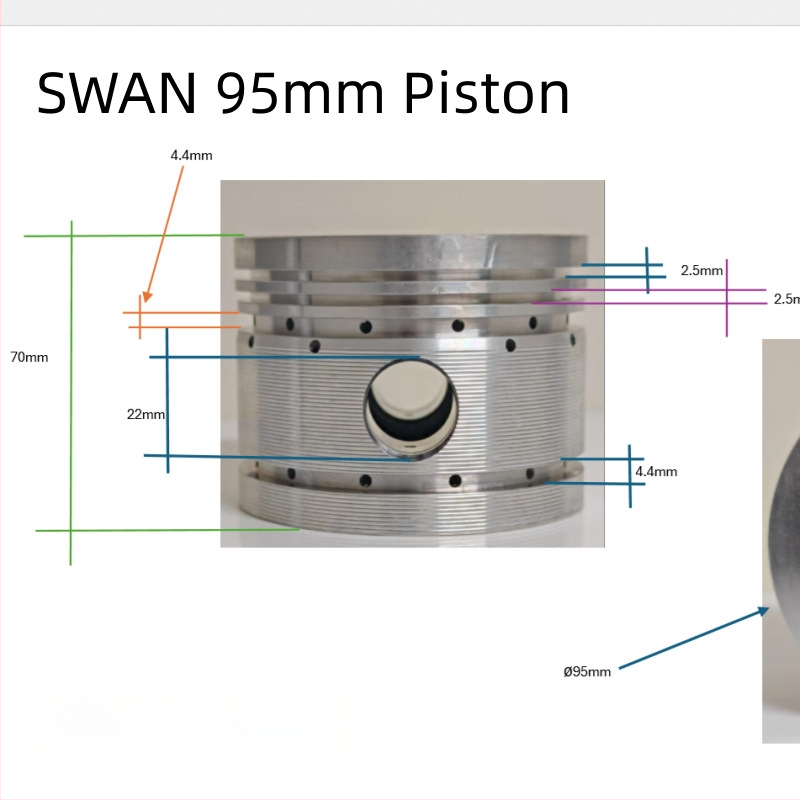 Légkompresszor-ellenőrző szelep, modell 95, öntöttvas, SWAN