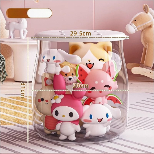 Plastikinis žaislų laikymo suolas, apvalios formos, 18L talpa, 150 kg apkrova, daugiafunkcis