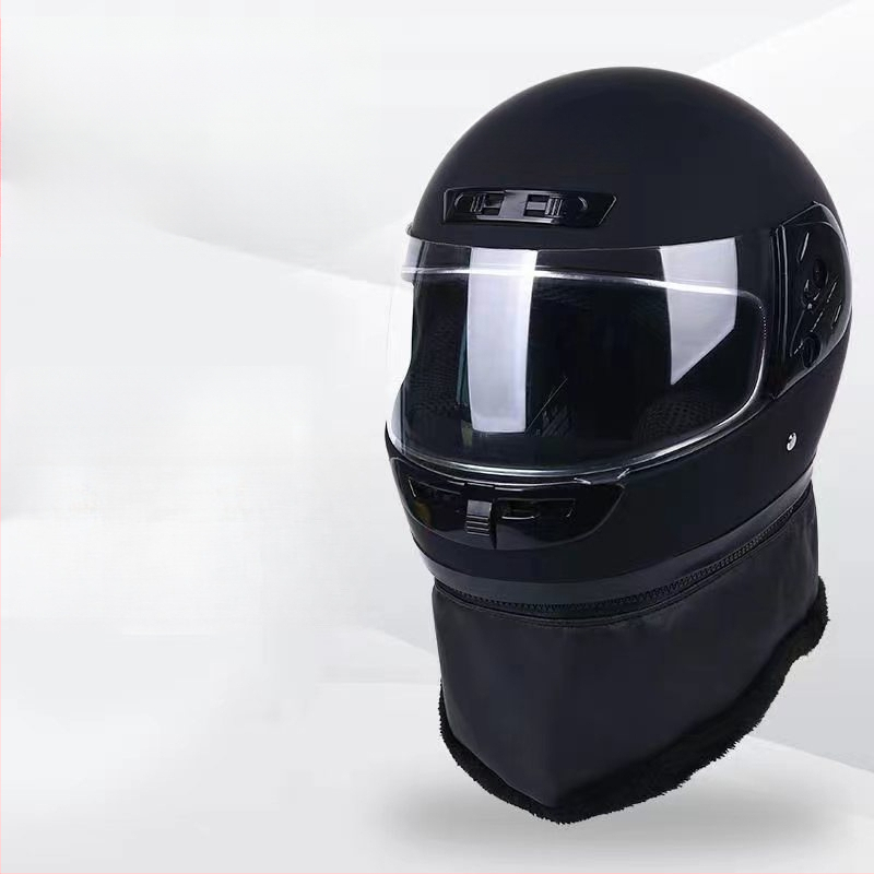 Elektrinio dviračio šalmas vyrams ir moterims, pilno veido šalmas, žiemai, ABS medžiaga