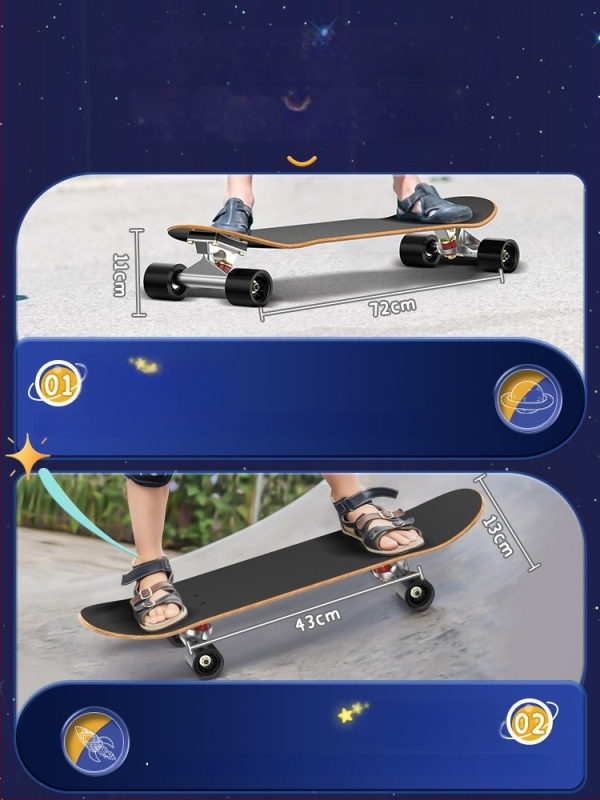 Riedlentė SWAY, septynių sluoksnių klevų lenta, dvigubas rocker, bendram naudojimui