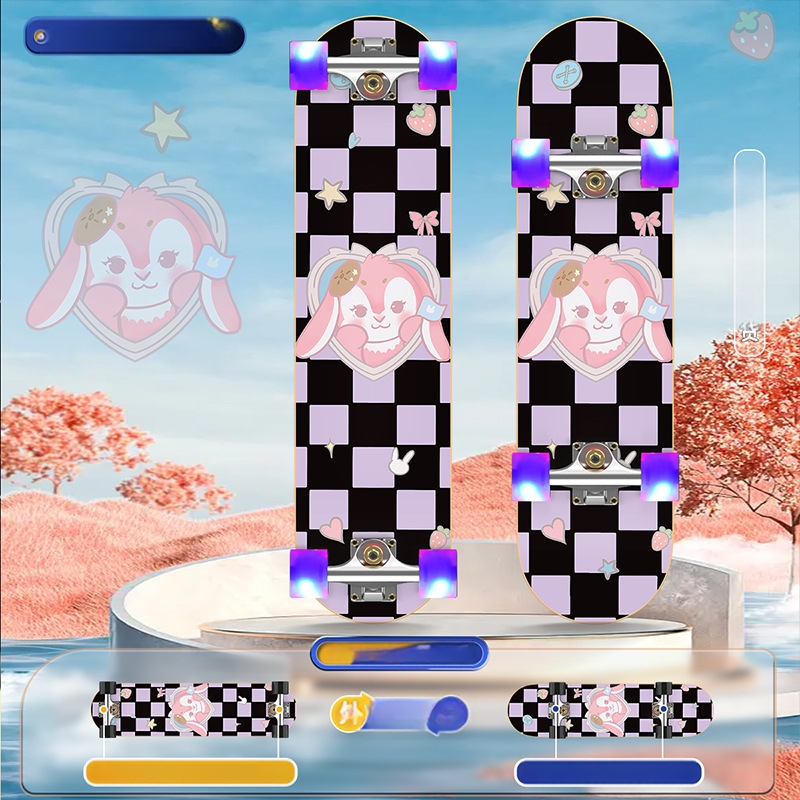 Riedlentė SWAY, septynių sluoksnių klevų lenta, dvigubas rocker, bendram naudojimui