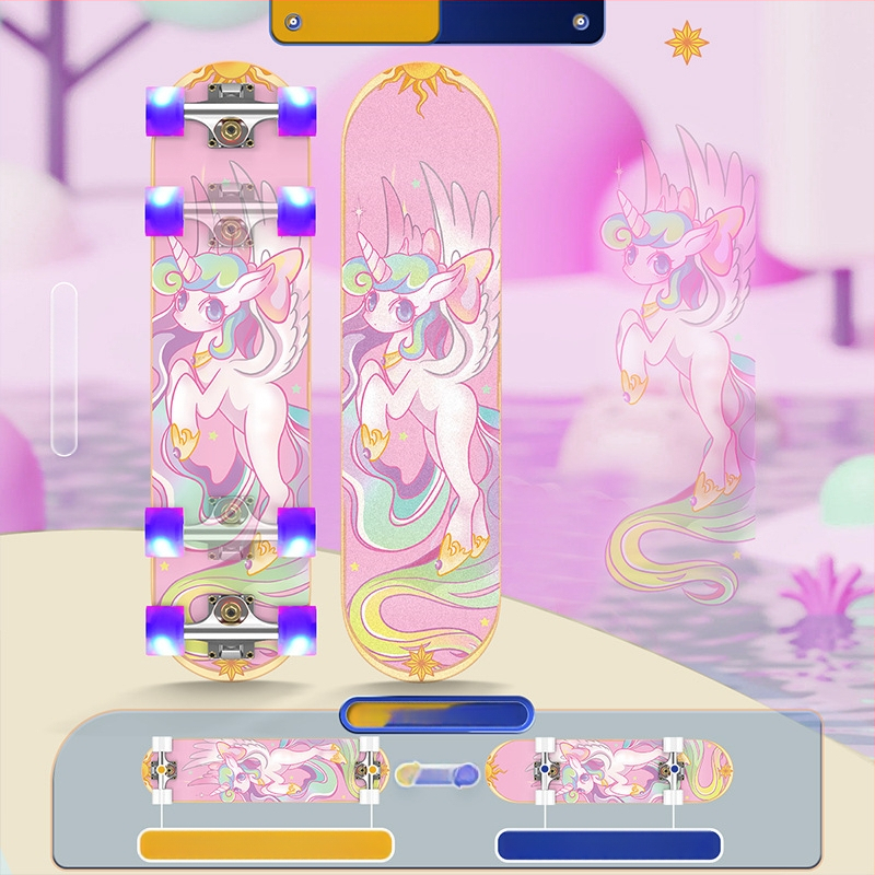 Riedlentė SWAY, septynių sluoksnių klevų lenta, dvigubas rocker, bendram naudojimui