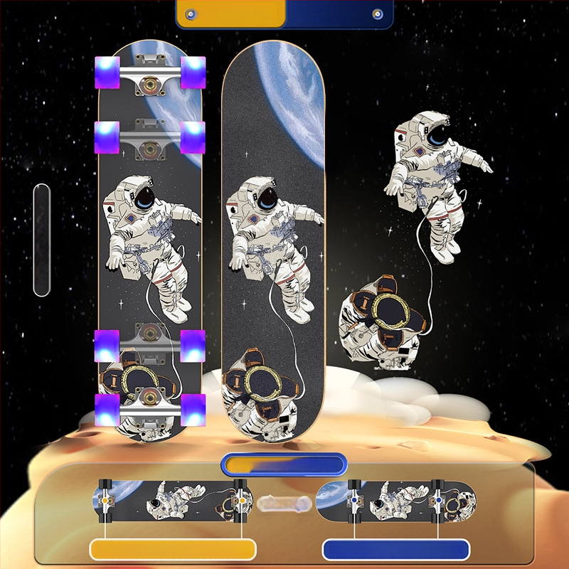 Riedlentė SWAY, septynių sluoksnių klevų lenta, dvigubas rocker, bendram naudojimui