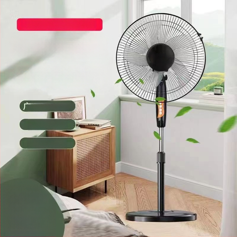 Pastatomas ventiliatorius su osciluojančia galva ir nuotolinio valdymo pulteliu (3 greičiai, laikmatis 2–8 val., modelis M-40)