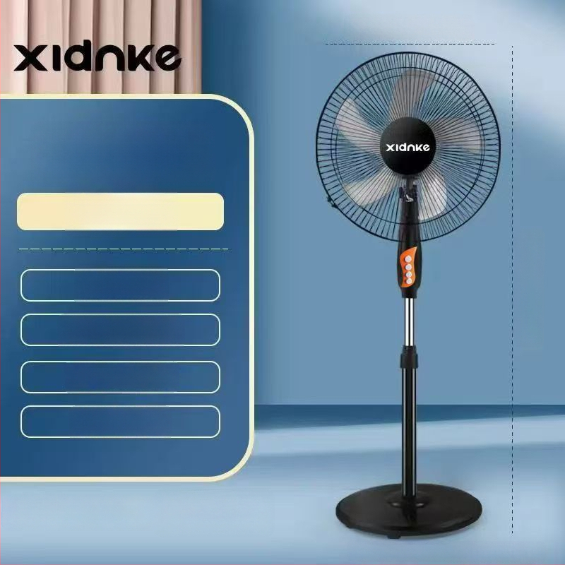 Pastatomas ventiliatorius su osciluojančia galva ir nuotolinio valdymo pulteliu (3 greičiai, laikmatis 2–8 val., modelis M-40)