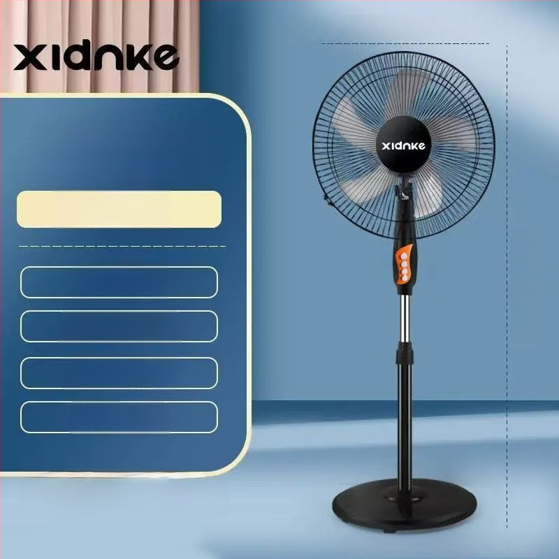 Pastatomas ventiliatorius su osciluojančia galva ir nuotolinio valdymo pulteliu (3 greičiai, laikmatis 2–8 val., modelis M-40)