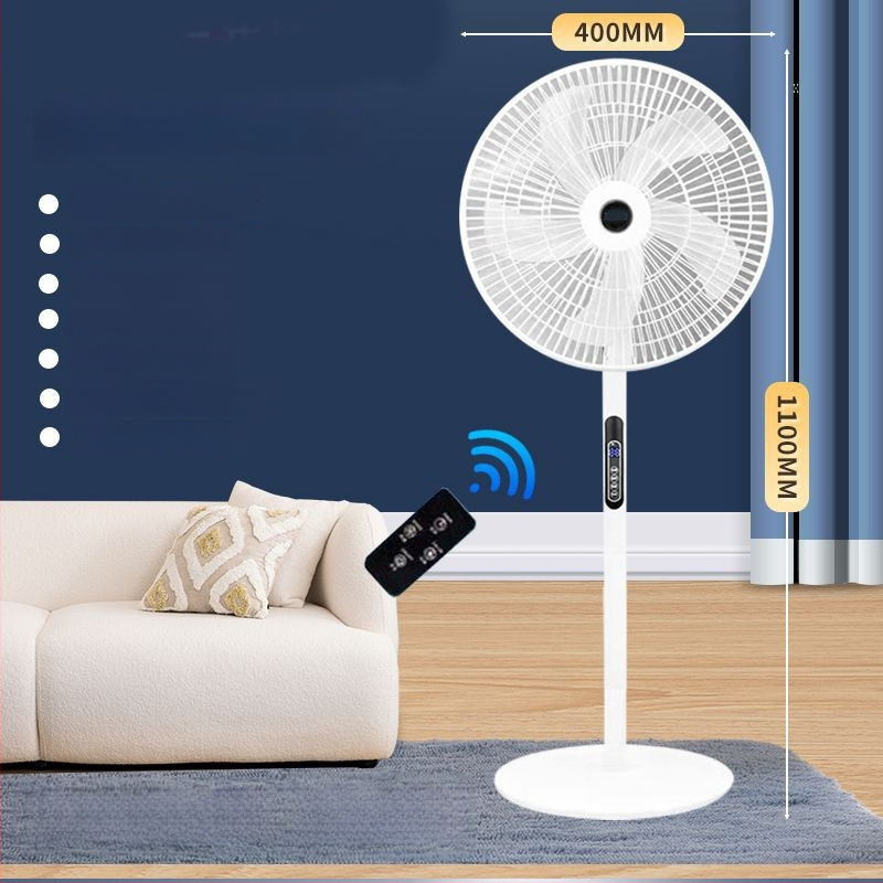 Pastatomas ventiliatorius su osciluojančia galva ir nuotolinio valdymo pulteliu (3 greičiai, laikmatis 2–8 val., modelis M-40)