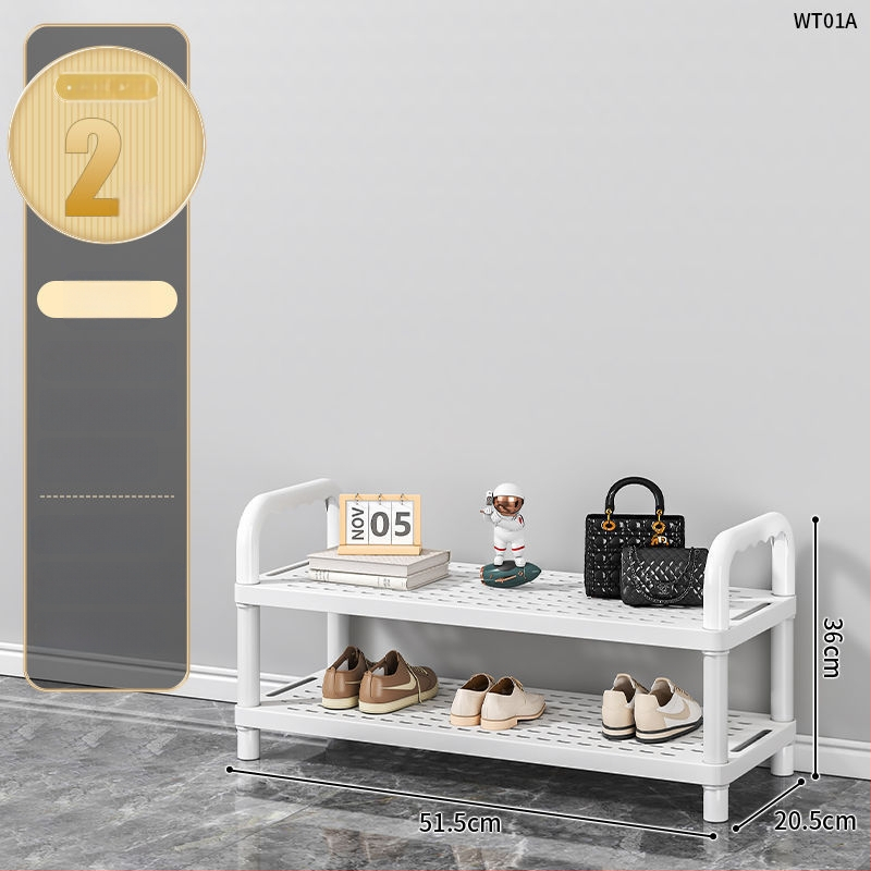 Etajeră pentru pantofi, cu mai multe etaje, din plastic, pentru hol, Multifuncțional