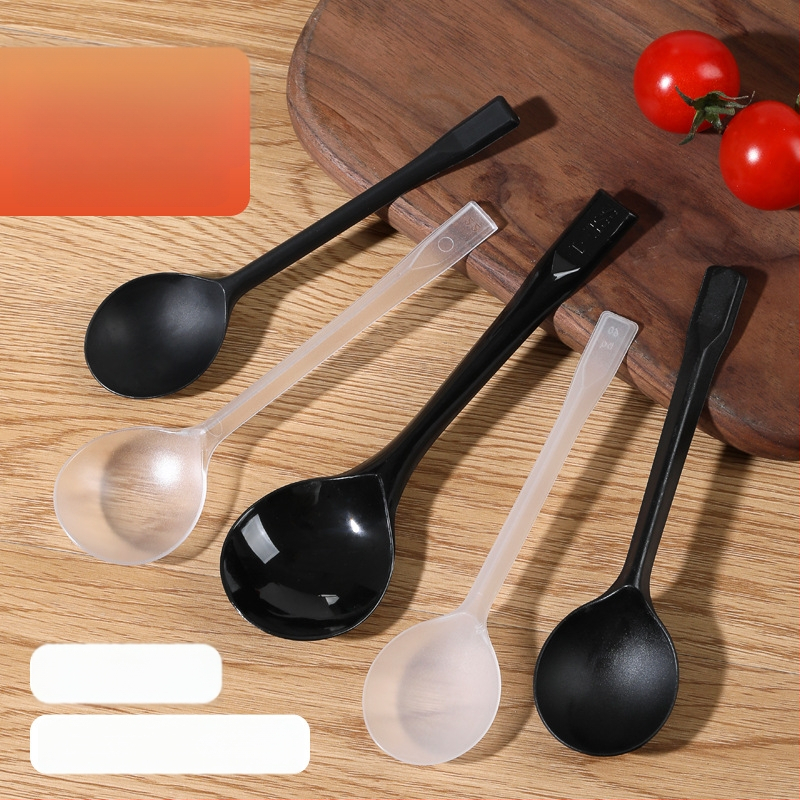 Jednorázová plastová lyžička s hrubým dizajnom v tvare korytnačky, na ovocie, dezert a zmrzlinu, vhodná do mikrovlnky, prispôsobenie k dispozícii