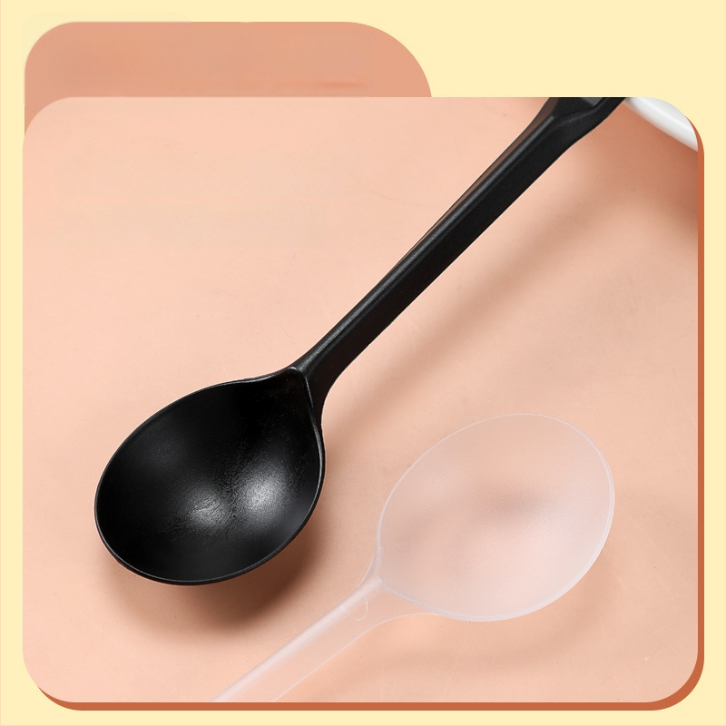 Jednorázová plastová lyžička s hrubým dizajnom v tvare korytnačky, na ovocie, dezert a zmrzlinu, vhodná do mikrovlnky, prispôsobenie k dispozícii