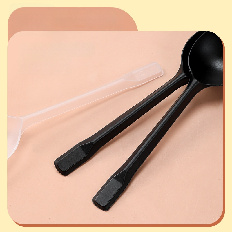 Jednorázová plastová lyžička s hrubým dizajnom v tvare korytnačky, na ovocie, dezert a zmrzlinu, vhodná do mikrovlnky, prispôsobenie k dispozícii