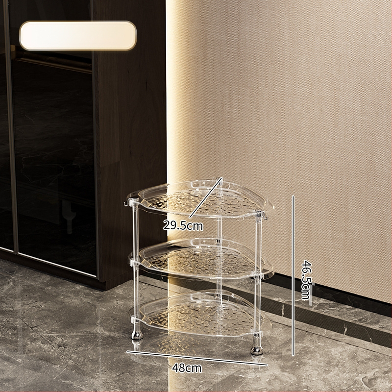 Kampinis laikymo stovas vonios kambariui ir svetainei, plastikas, daugiaaukštis, lengvas prabangos stilius, daugiafunkcinis, modeliai SW8523, SW8524, SW8525, SW8523A, SW8524A, SW8323, SW8324