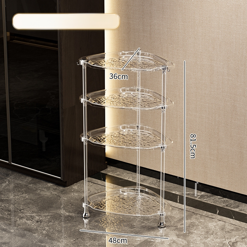 Kampinis laikymo stovas vonios kambariui ir svetainei, plastikas, daugiaaukštis, lengvas prabangos stilius, daugiafunkcinis, modeliai SW8523, SW8524, SW8525, SW8523A, SW8524A, SW8323, SW8324