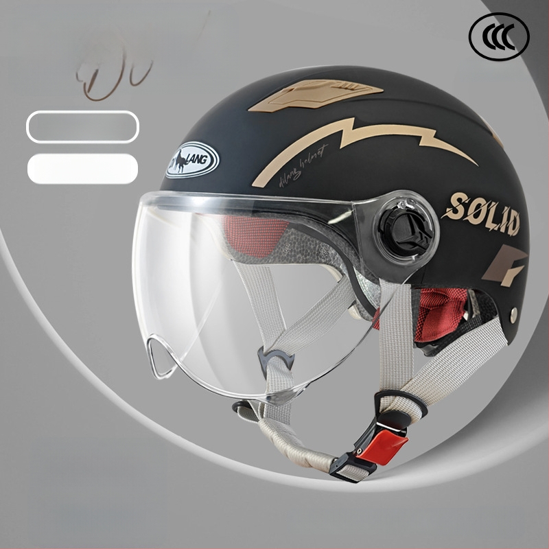 Elektrinių transporto priemonių šalmas, pusės tipo, ABS, 3C GB811-2022A sertifikatas, universalus, visoms sezonoms