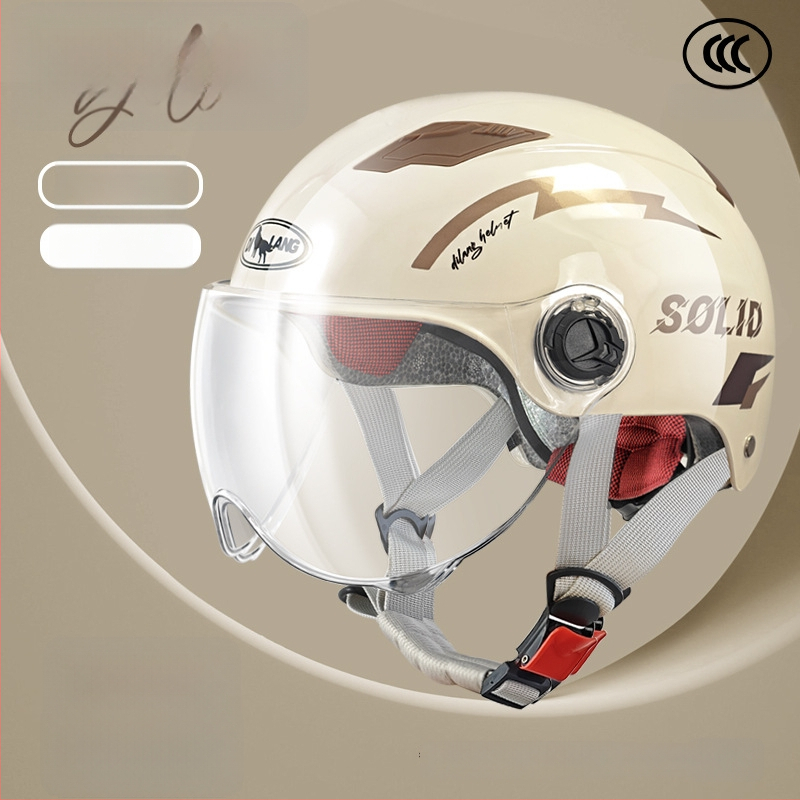 Elektrinių transporto priemonių šalmas, pusės tipo, ABS, 3C GB811-2022A sertifikatas, universalus, visoms sezonoms