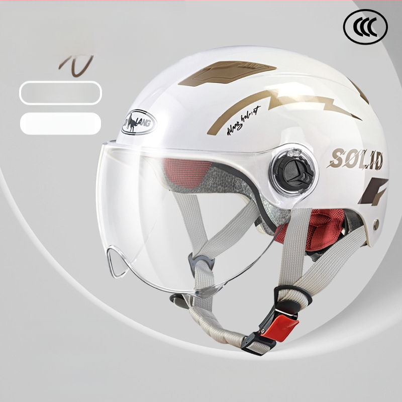 Elektrinių transporto priemonių šalmas, pusės tipo, ABS, 3C GB811-2022A sertifikatas, universalus, visoms sezonoms