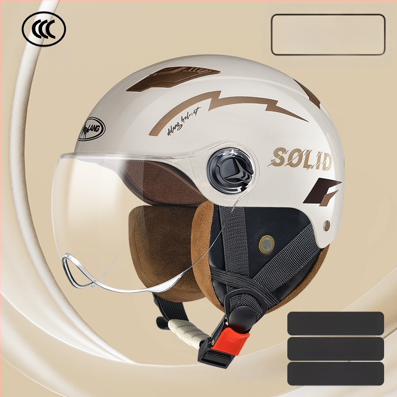 Elektrinių transporto priemonių šalmas, pusės tipo, ABS, 3C GB811-2022A sertifikatas, universalus, visoms sezonoms