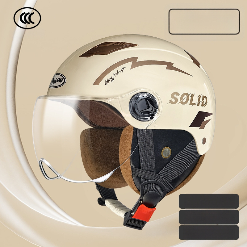 Elektrinių transporto priemonių šalmas, pusės tipo, ABS, 3C GB811-2022A sertifikatas, universalus, visoms sezonoms