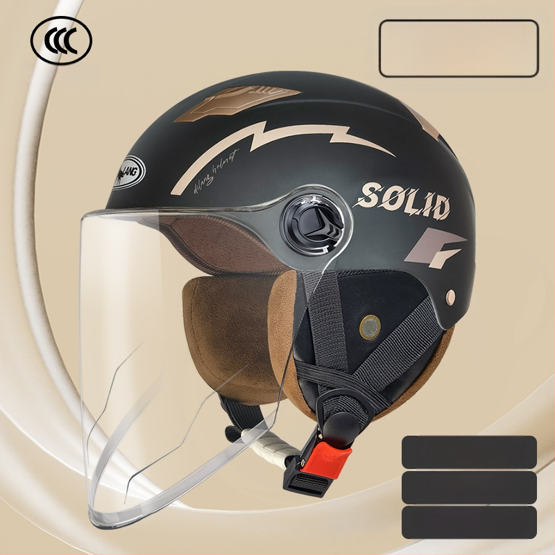 Elektrinių transporto priemonių šalmas, pusės tipo, ABS, 3C GB811-2022A sertifikatas, universalus, visoms sezonoms