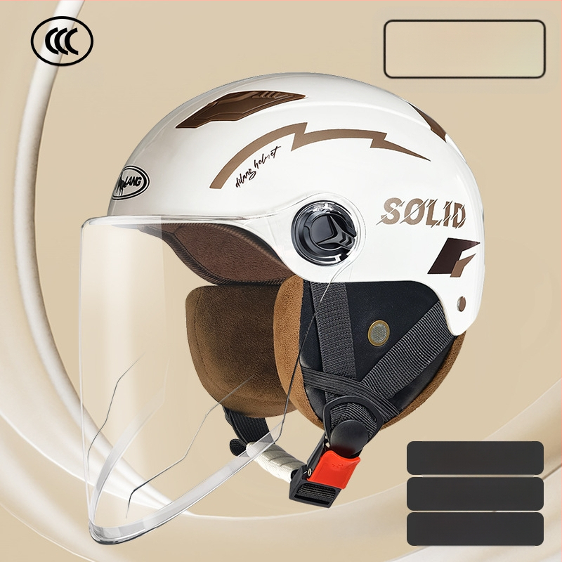 Elektrinių transporto priemonių šalmas, pusės tipo, ABS, 3C GB811-2022A sertifikatas, universalus, visoms sezonoms