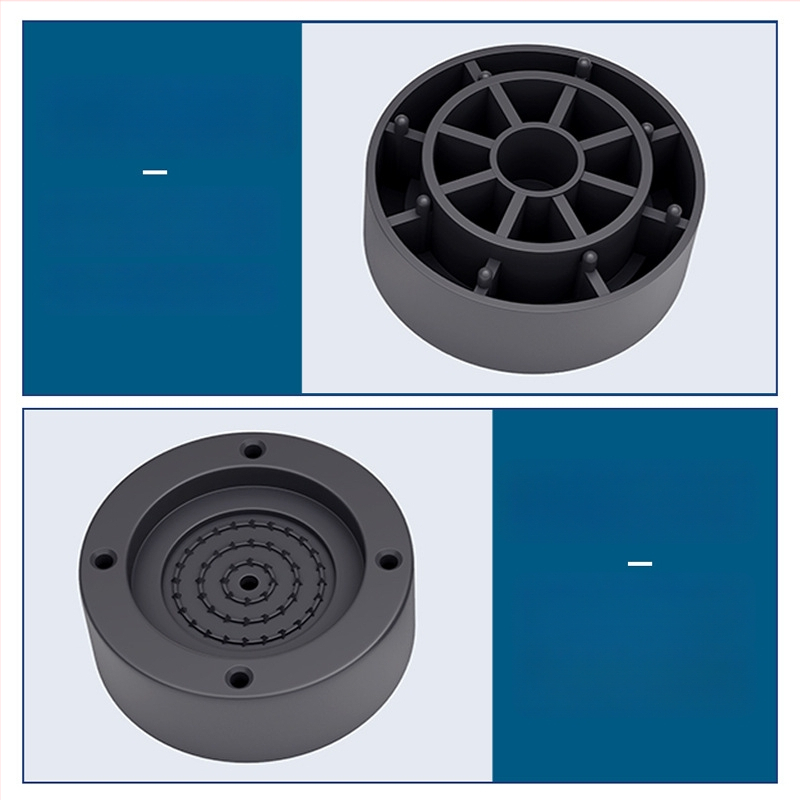 Skalbimo mašinos ir šaldytuvo pėdų kilimėlis – neslidus, reguliuojamas, be įrengimo; plastmasos medžiaga