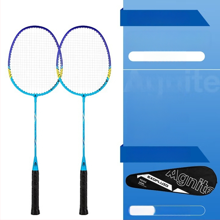 Deliangernet badminton raketė, 2 vnt., 95–100 g, tiesus smūgis, amatoriams ir jaunimui