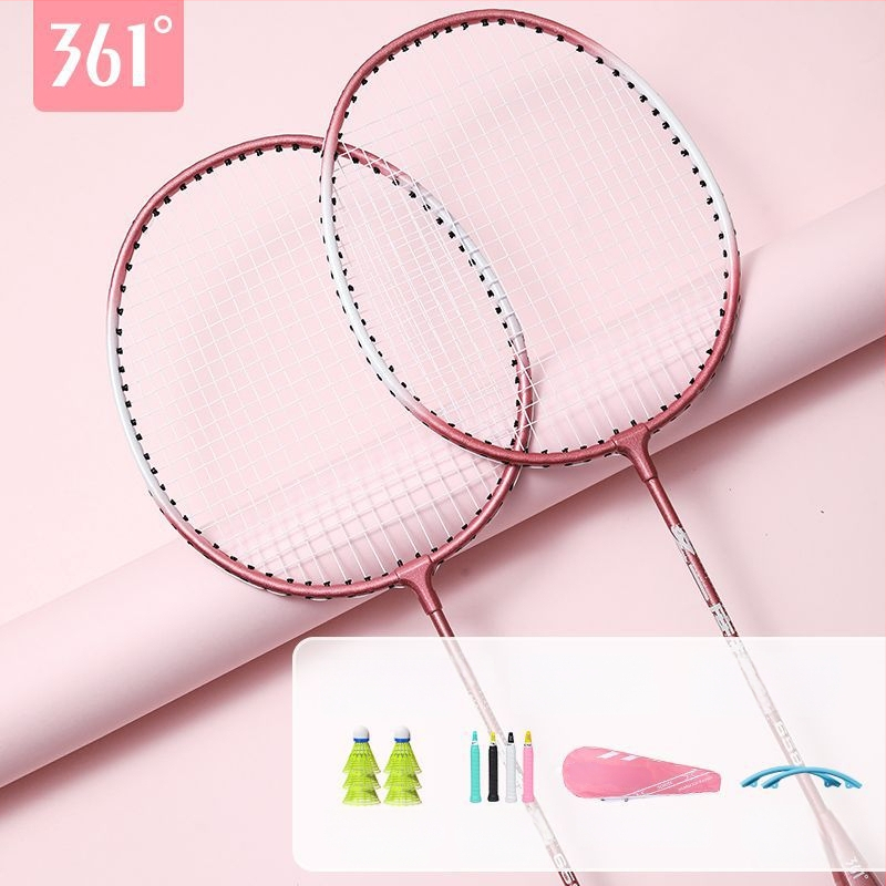 Badmintono raketė 361°, korpusas iš geležies lydinio, svoris 95–100 g, rankenos storis G2, tiesus velenas