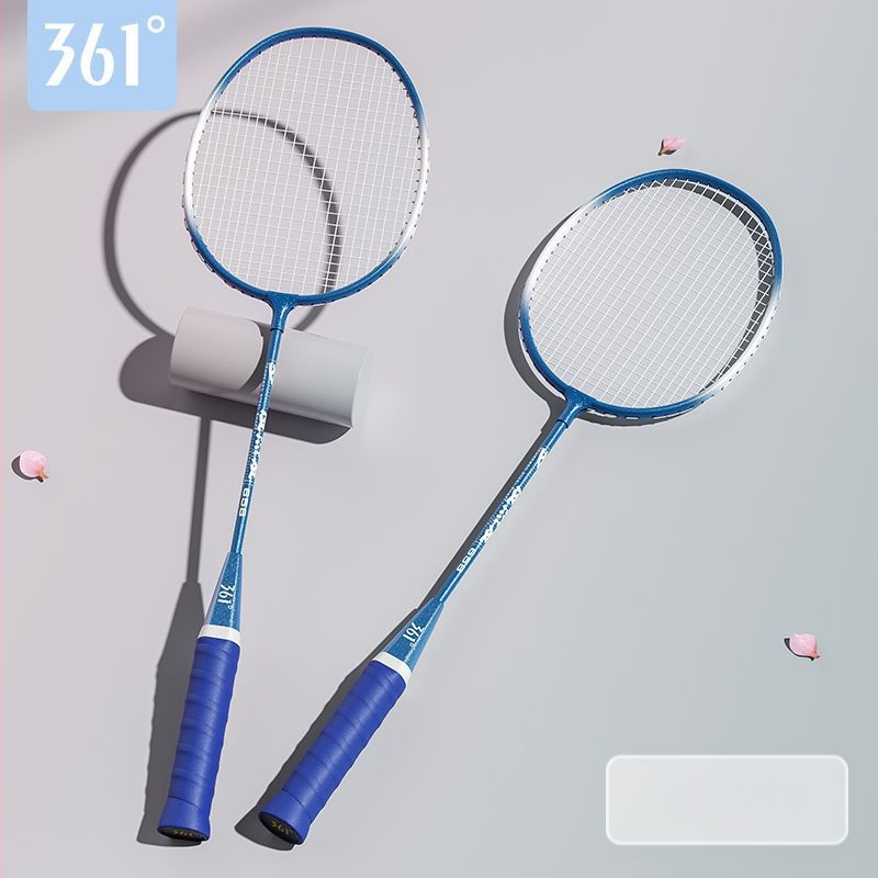 Badmintono raketė 361°, korpusas iš geležies lydinio, svoris 95–100 g, rankenos storis G2, tiesus velenas