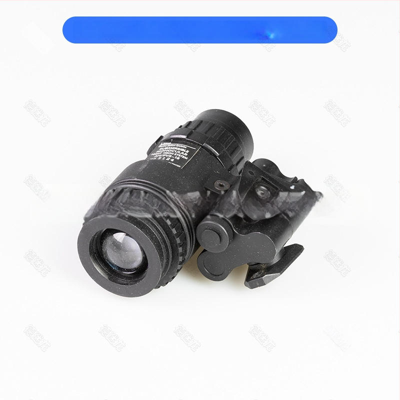 PVS18 jednooké nočné videnie model sadu s odťahovacím vozíkom a príslušenstvom prilby FAST/MICH — De Millon; typ: model nočného videnia; hmotnosť: 190 (model) / 145 (vedro); účinná vzdialenosť videnia: 0