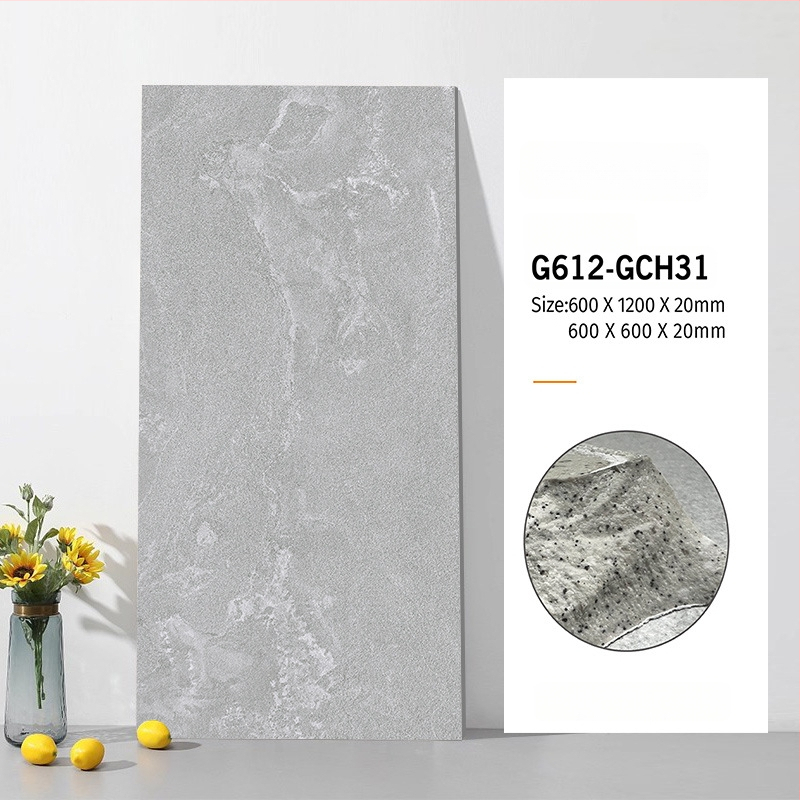 Viso kūno kvarcinė plytelė su akmens imitacija, matinė paviršiaus, prieš slydimą, atspari dėvėjimui