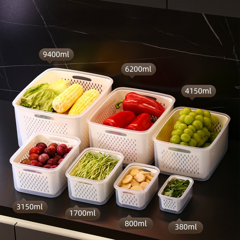 Nešiojama stačiakampio formos plastikinė maisto laikymo dėžutė su dangteliu, tinkama naudoti mikrobangų krosnelėje, talpa 0,3–5 L