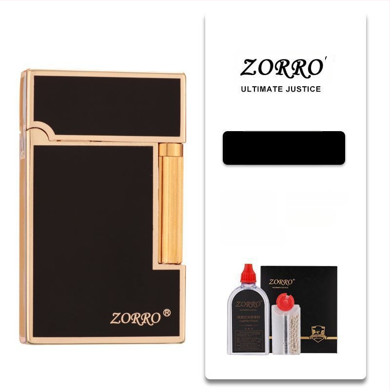 Metāla kerosēna aizdedzinātājs ar sānu slīdēšanas dizainu; atkārtoti lietojams; nav vēja izturīgs; logotipa drukāšana pieejama.