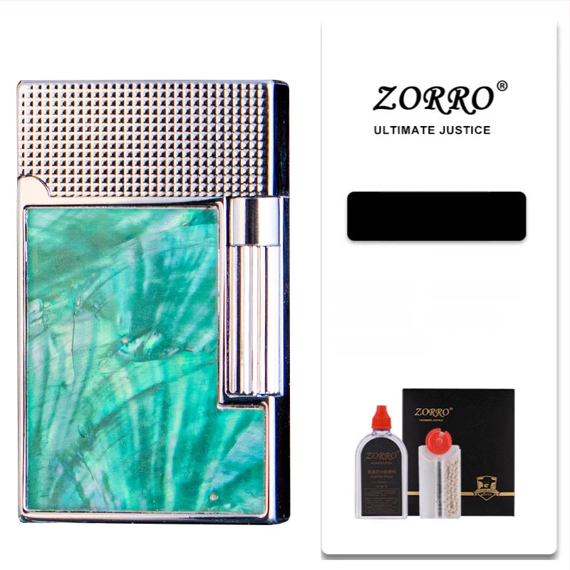 Metāla kerosēna aizdedzinātājs ar sānu slīdēšanas dizainu; atkārtoti lietojams; nav vēja izturīgs; logotipa drukāšana pieejama.