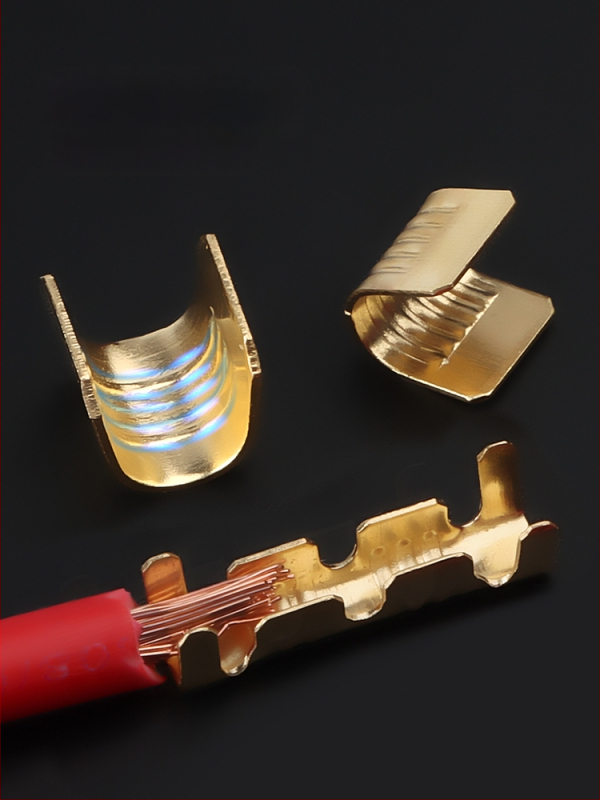 Crimp termināla savienotājs – auksti presēts, vara vads, starpposma butt/paralēlais savienojums, žoga tipa interfeiss (454A/B/C/T)