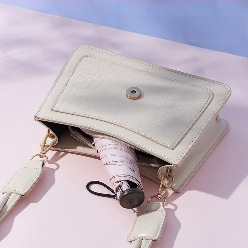 Pliiatsikujuline vihmavari, ülilihtne disain, Vinyl 190T kangas, alumiiniumvars, plastikust käepide, käsitsi avamine/sulgemine, UPF > 50