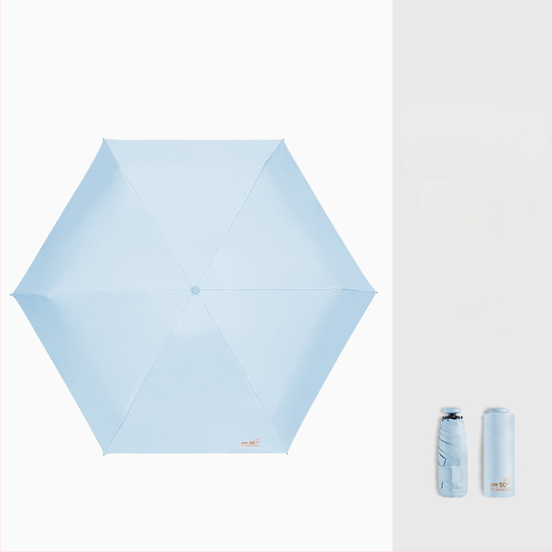 Pliiatsikujuline vihmavari, ülilihtne disain, Vinyl 190T kangas, alumiiniumvars, plastikust käepide, käsitsi avamine/sulgemine, UPF > 50