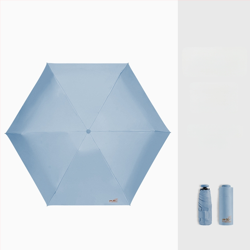 Pliiatsikujuline vihmavari, ülilihtne disain, Vinyl 190T kangas, alumiiniumvars, plastikust käepide, käsitsi avamine/sulgemine, UPF > 50