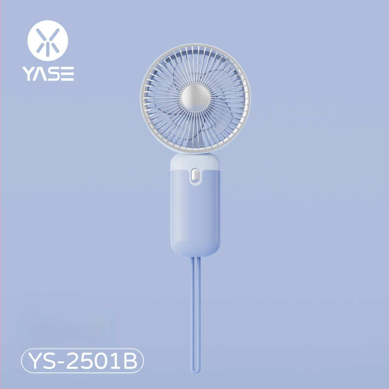 Rankinis USB ventiliatorius — 3 mentelės, įmontuota 100–300 mAh baterija, triukšmas mažesnis nei 36 dB, USB maitinimas