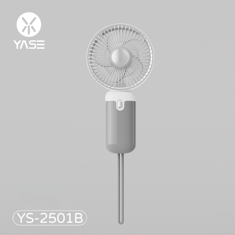 Rankinis USB ventiliatorius — 3 mentelės, įmontuota 100–300 mAh baterija, triukšmas mažesnis nei 36 dB, USB maitinimas