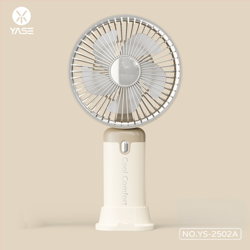 Rankinis USB ventiliatorius — 3 mentelės, įmontuota 100–300 mAh baterija, triukšmas mažesnis nei 36 dB, USB maitinimas