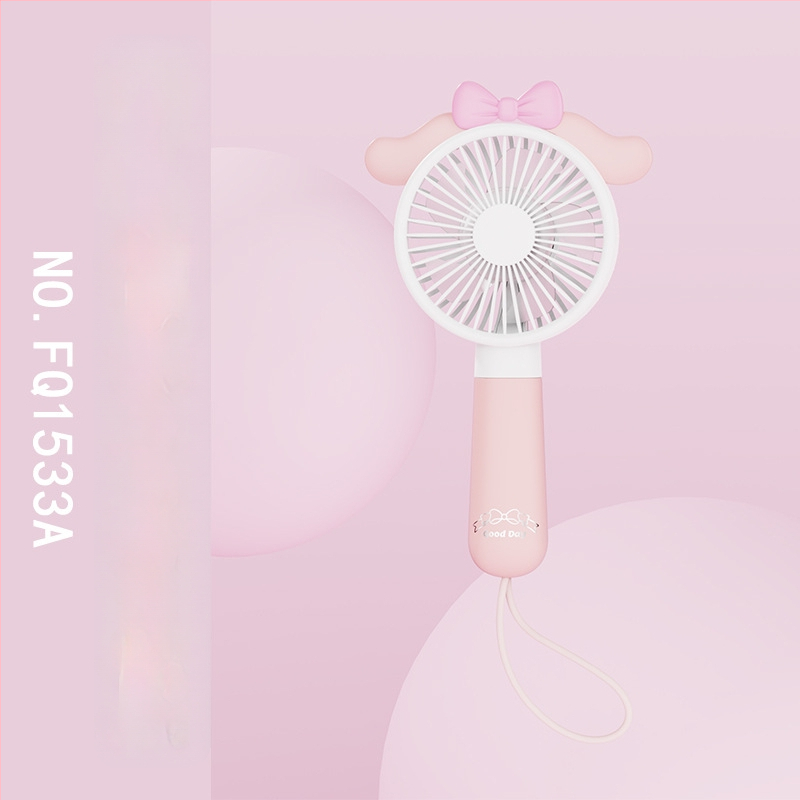 Rankinis USB ventiliatorius — 3 mentelės, įmontuota 100–300 mAh baterija, triukšmas mažesnis nei 36 dB, USB maitinimas