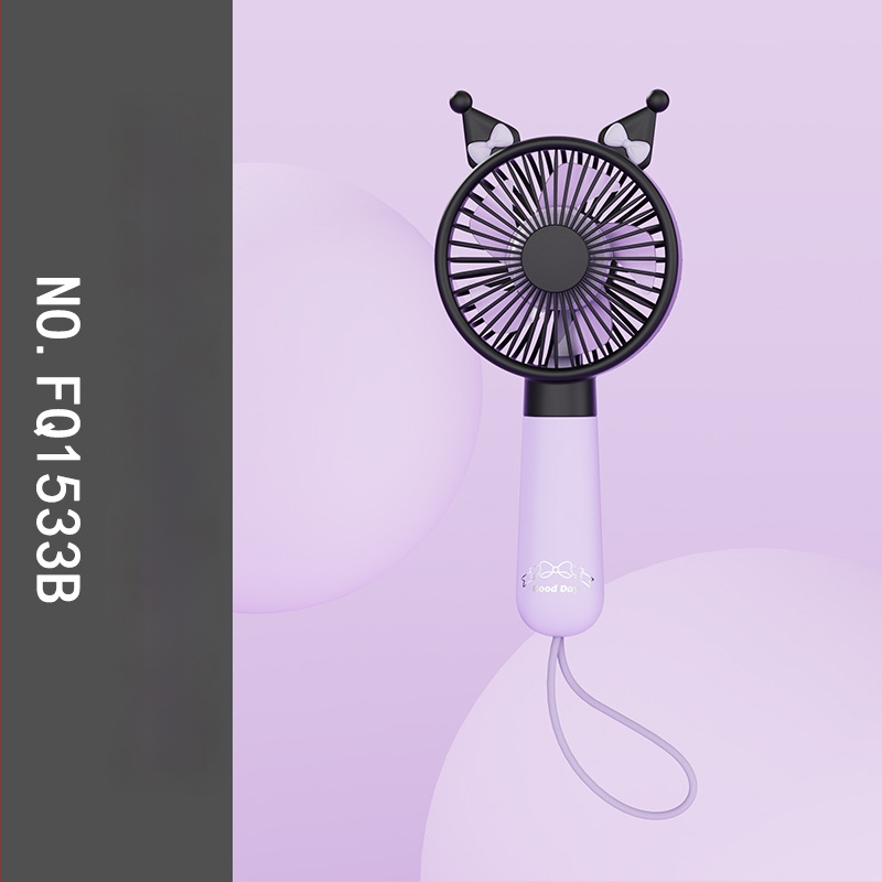 Rankinis USB ventiliatorius — 3 mentelės, įmontuota 100–300 mAh baterija, triukšmas mažesnis nei 36 dB, USB maitinimas