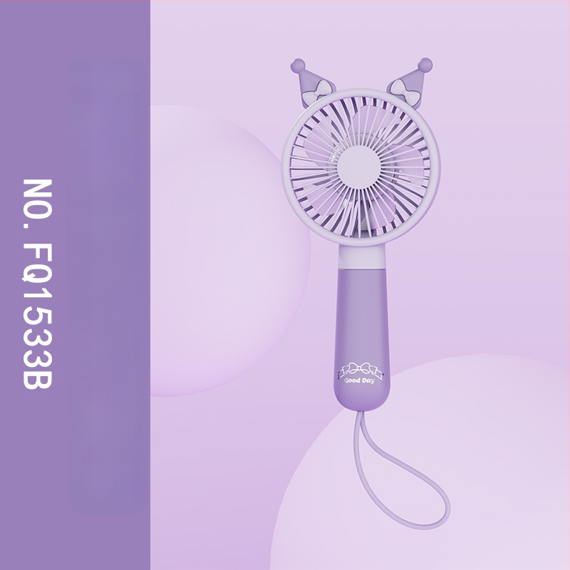 Rankinis USB ventiliatorius — 3 mentelės, įmontuota 100–300 mAh baterija, triukšmas mažesnis nei 36 dB, USB maitinimas