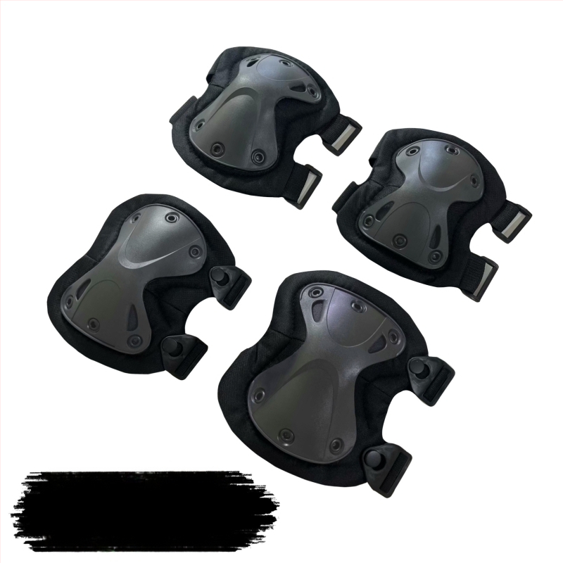 Set protecții pentru genunchi și coate, camuflaj tactic, antrenament de vară, protecție TPU/EVA pentru alpinism și ciclism