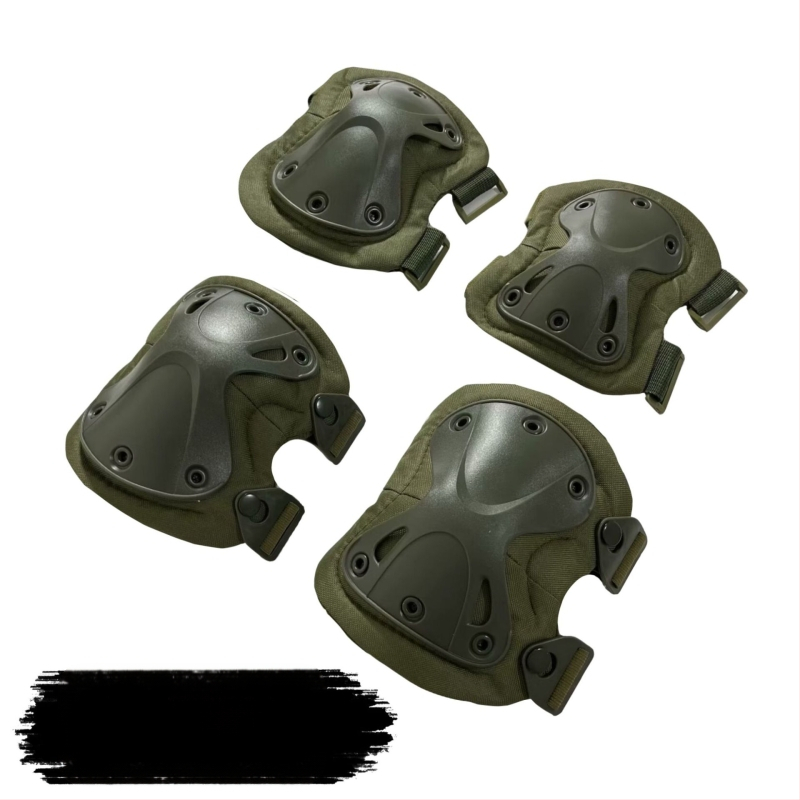 Set protecții pentru genunchi și coate, camuflaj tactic, antrenament de vară, protecție TPU/EVA pentru alpinism și ciclism