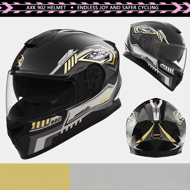 Pilno veido motociklo šalmas suaugusiems – nuo rūko, visoms sezonoms, polipropilenas (PP), tinkama kasdieniam važiavimui ir elektriniam motociklui