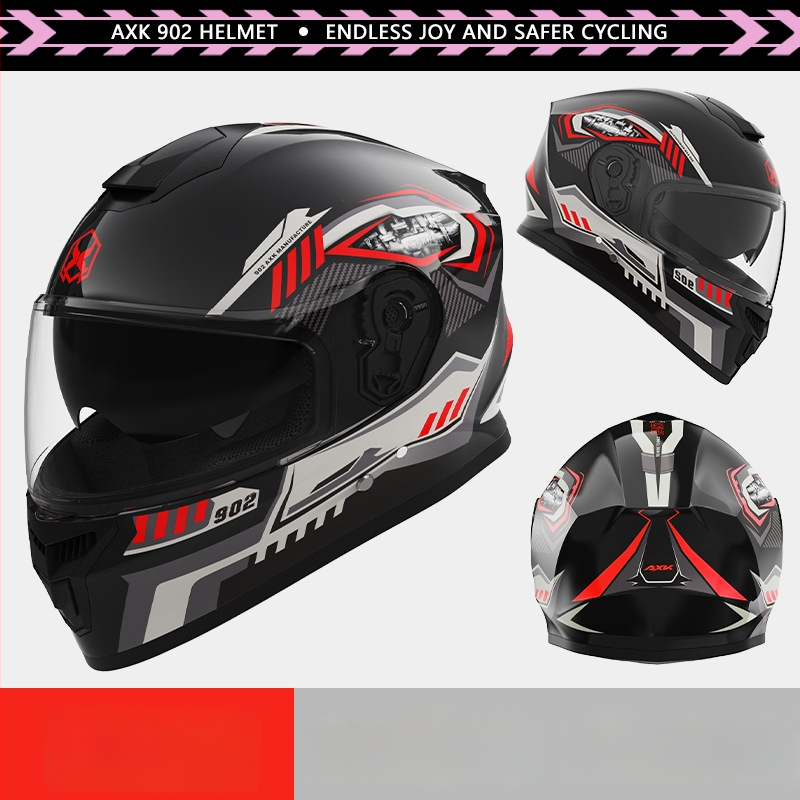 Pilno veido motociklo šalmas suaugusiems – nuo rūko, visoms sezonoms, polipropilenas (PP), tinkama kasdieniam važiavimui ir elektriniam motociklui